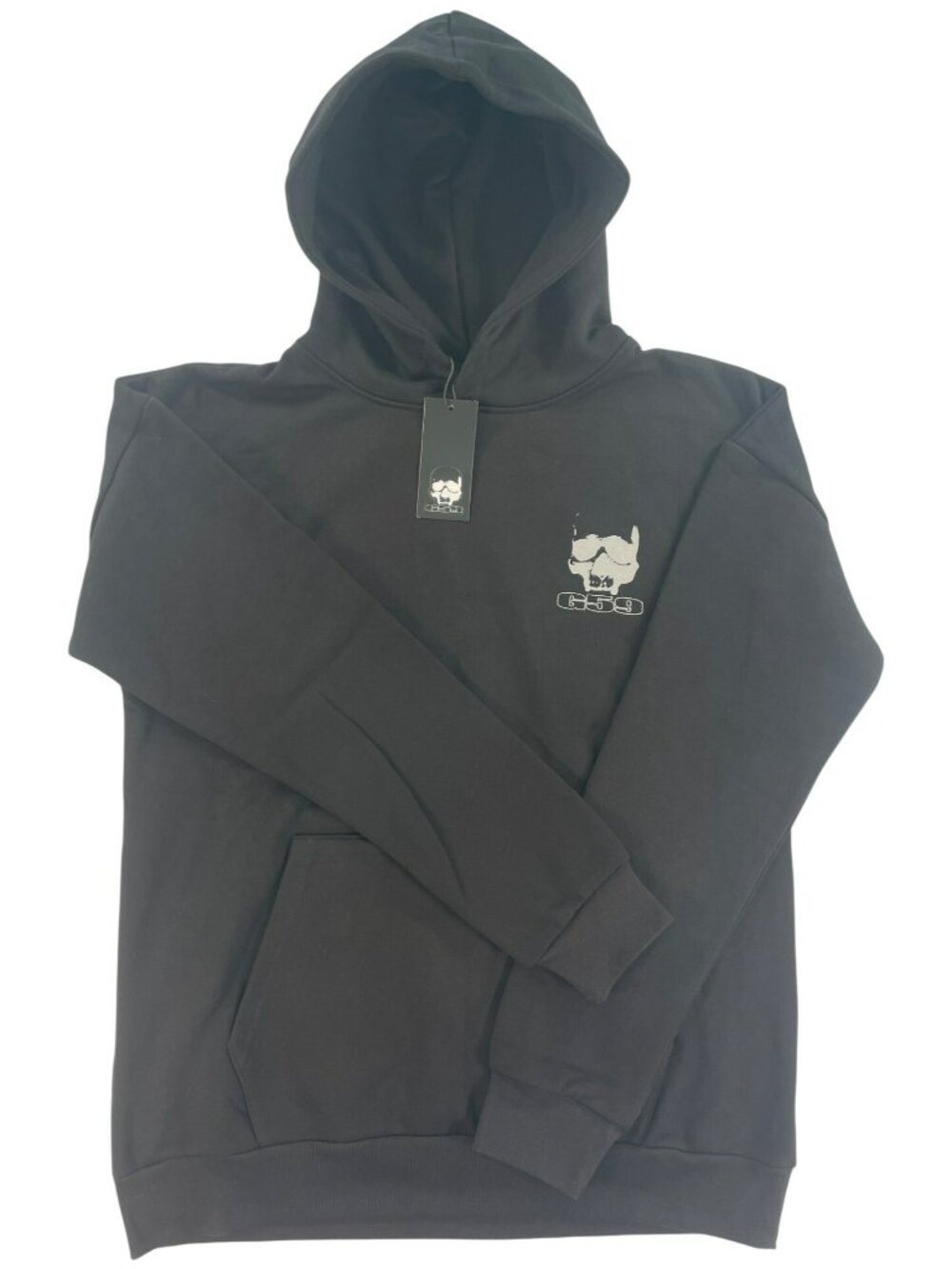 G59 $uicideBoy$ Skull Logo Hoodie Black Cotton & Polyester Blend Men's Sz S NEW